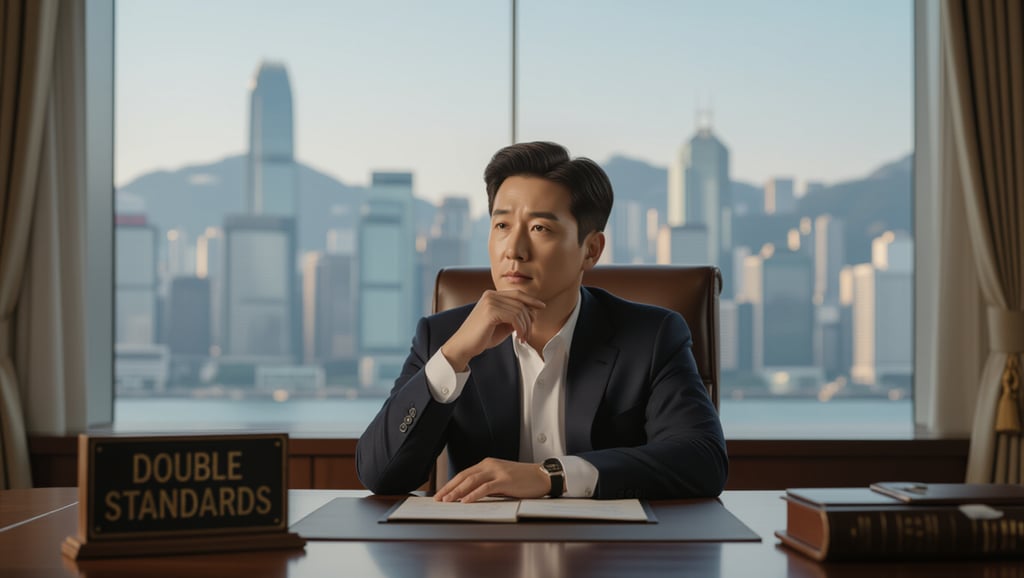 ⚠️ 총재 개인 배경과 '내로남불' 논란