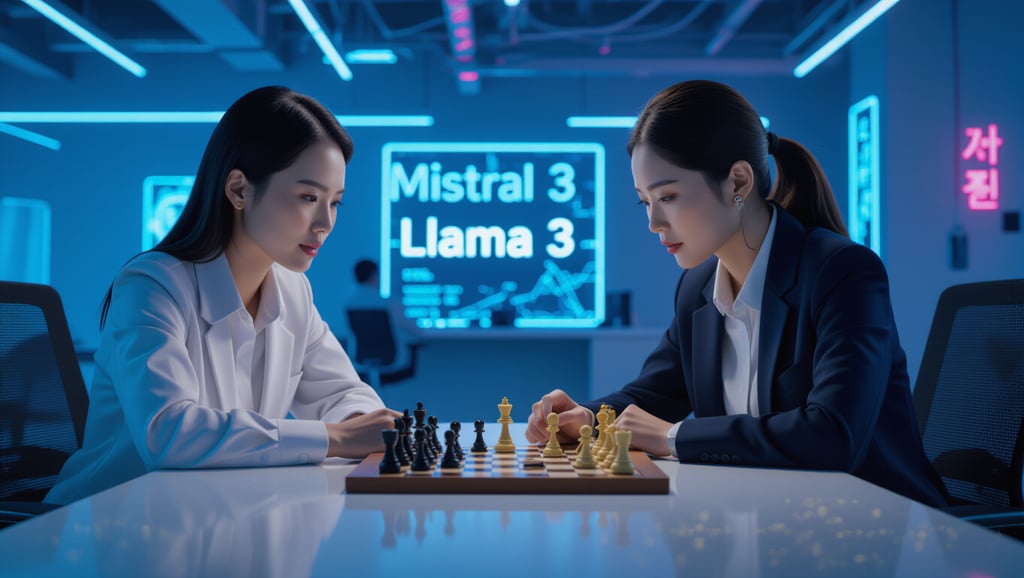 🆚 미스트랄 3 vs. LLaMA 3, 경쟁 모델 비교