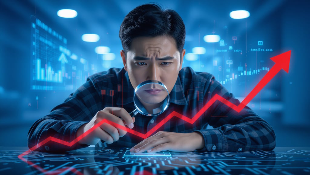 AI 거품 논쟁의 진실: 버블 징후부터 핵심 기술 투자 전략까지 3 📈 AI 기술 성장과 주가 선반영의 차이 분석