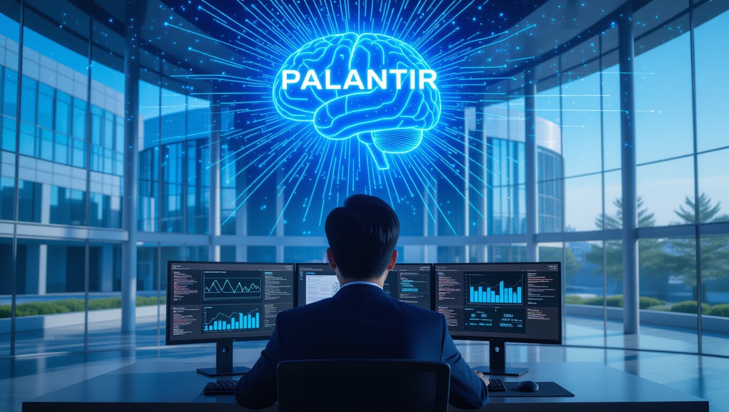 구글, 테슬라, 팔란티어: AI 혁신 주도 빅테크 3사 심층 분석 4 🛡️ 팔란티어: 데이터 분석 기반의 전략적 AI 플랫폼